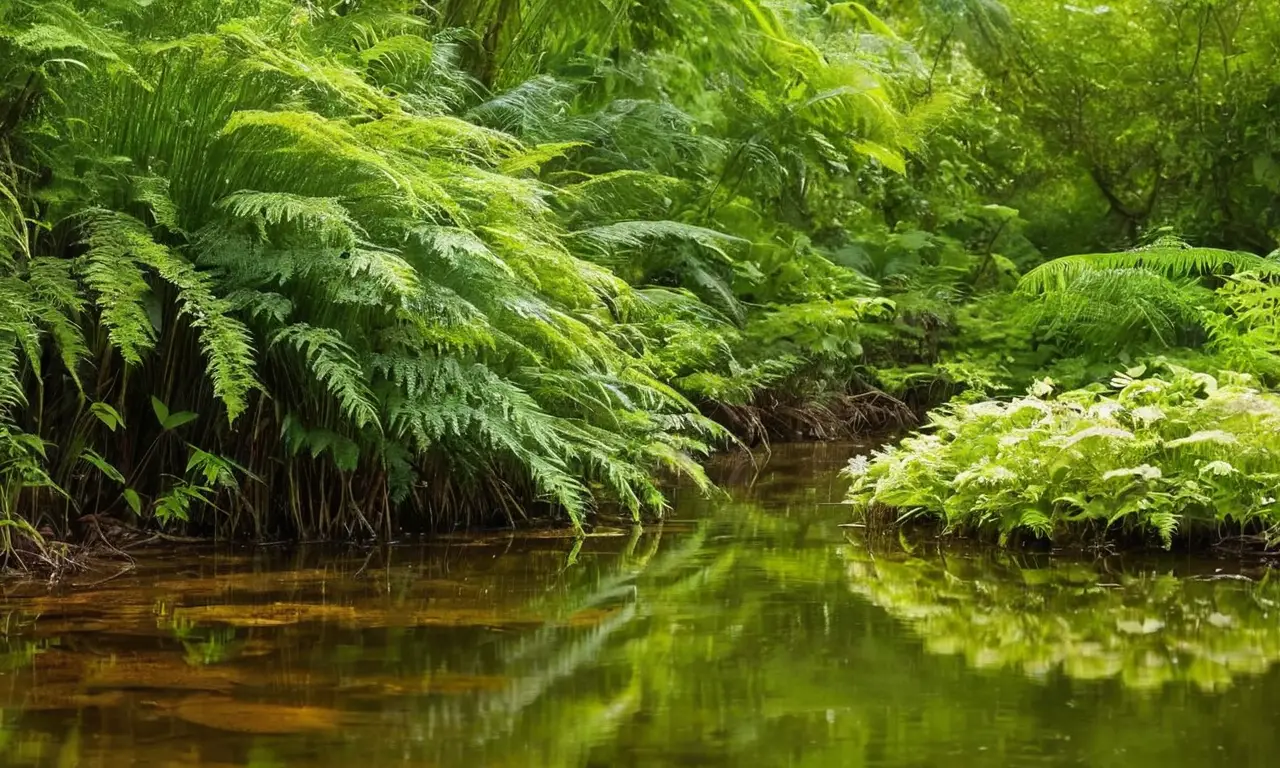 Ecosistema acuático vibrante y armónico