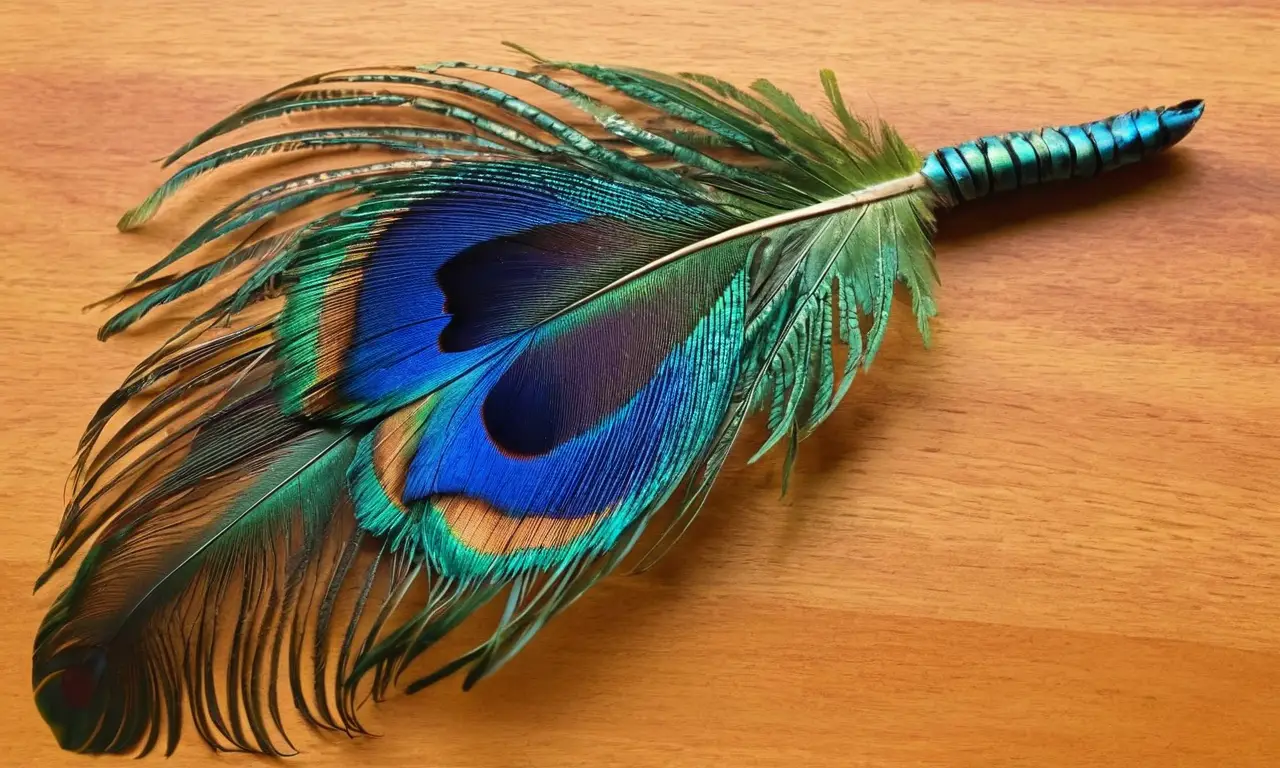Colección vibrante de plumas con texturas variadas