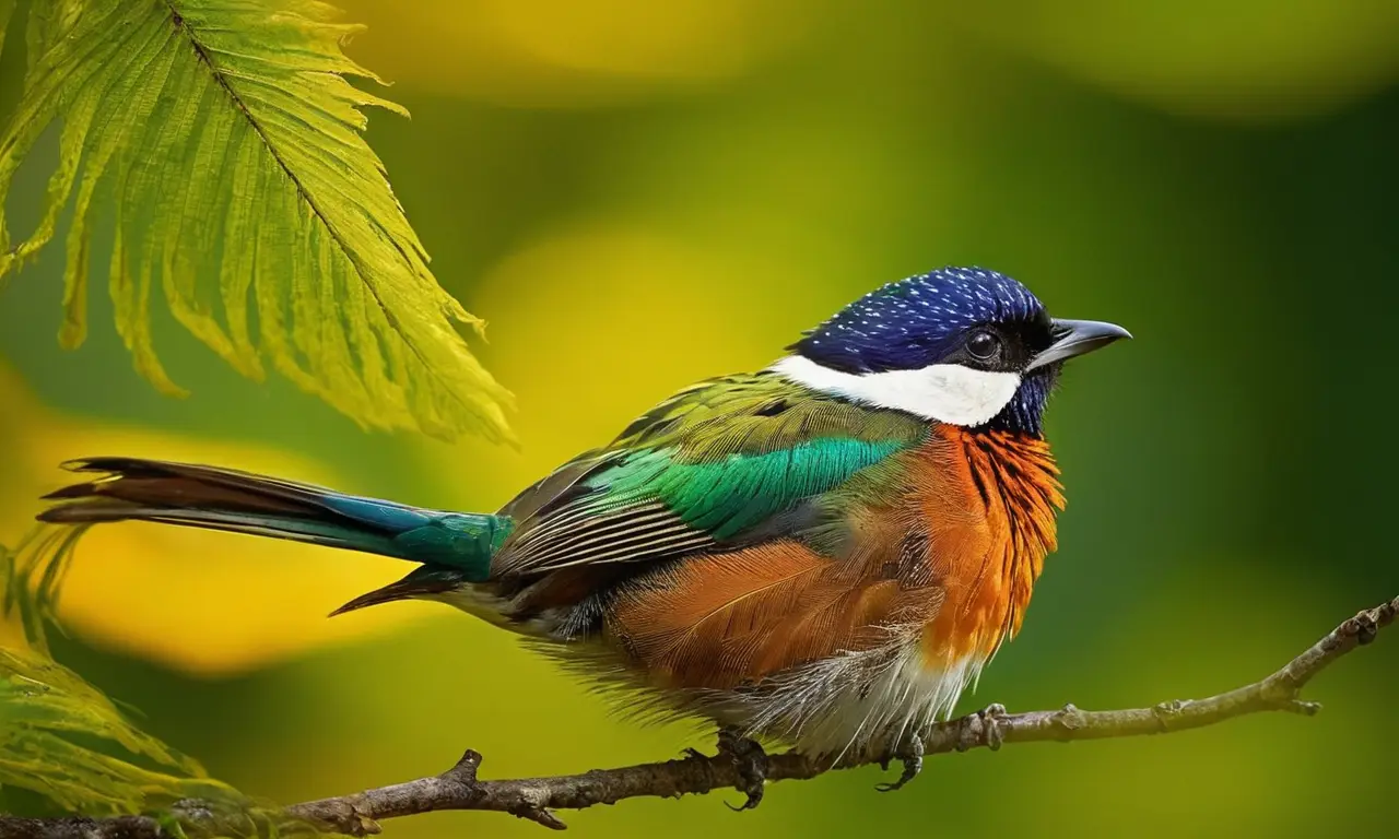 Aves coloridas y vibrantes en un entorno natural