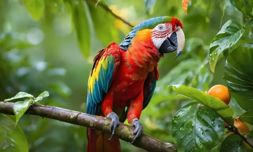 Arcoíris de vida en un bosque tropical