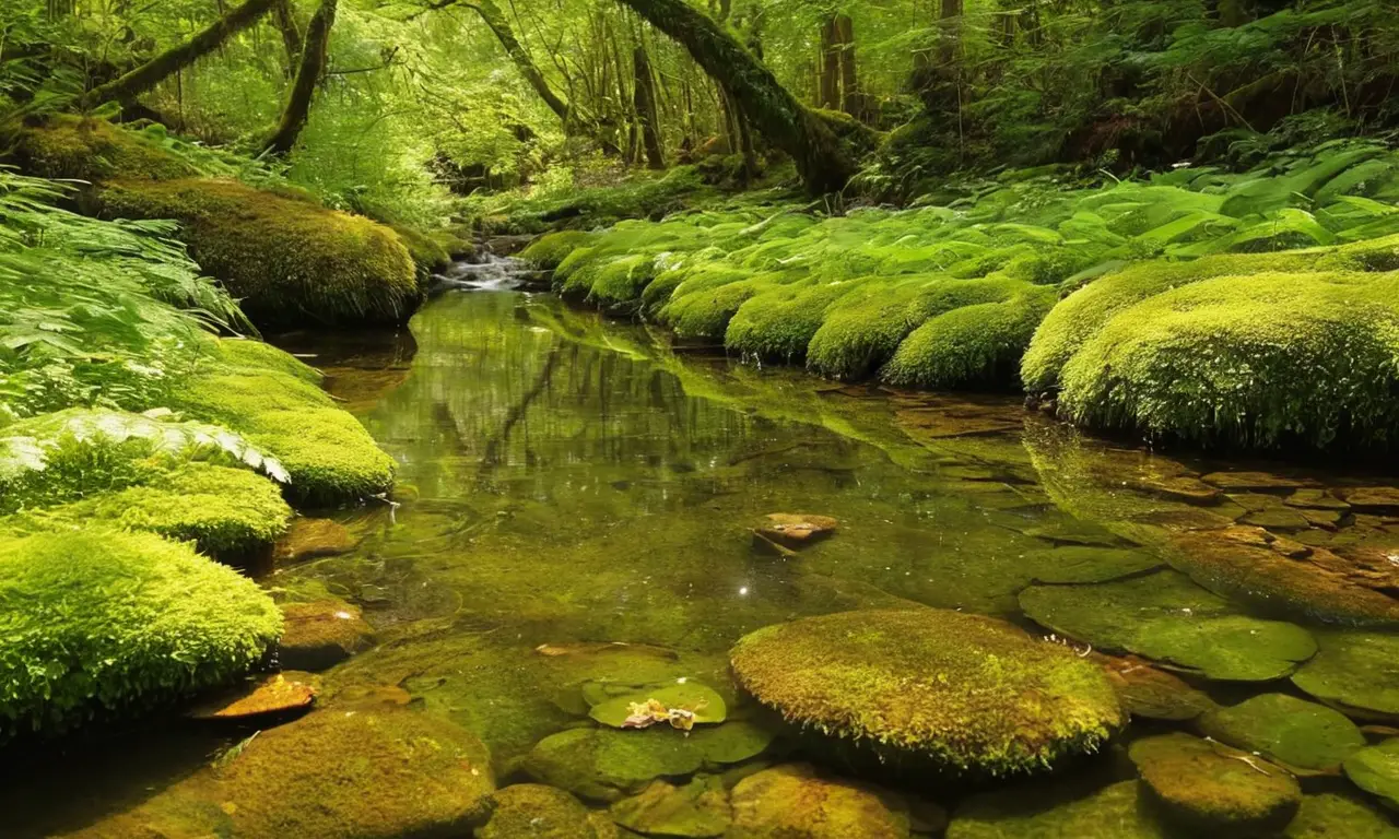 Escenas naturales vibrantes y tranquilas en armonía