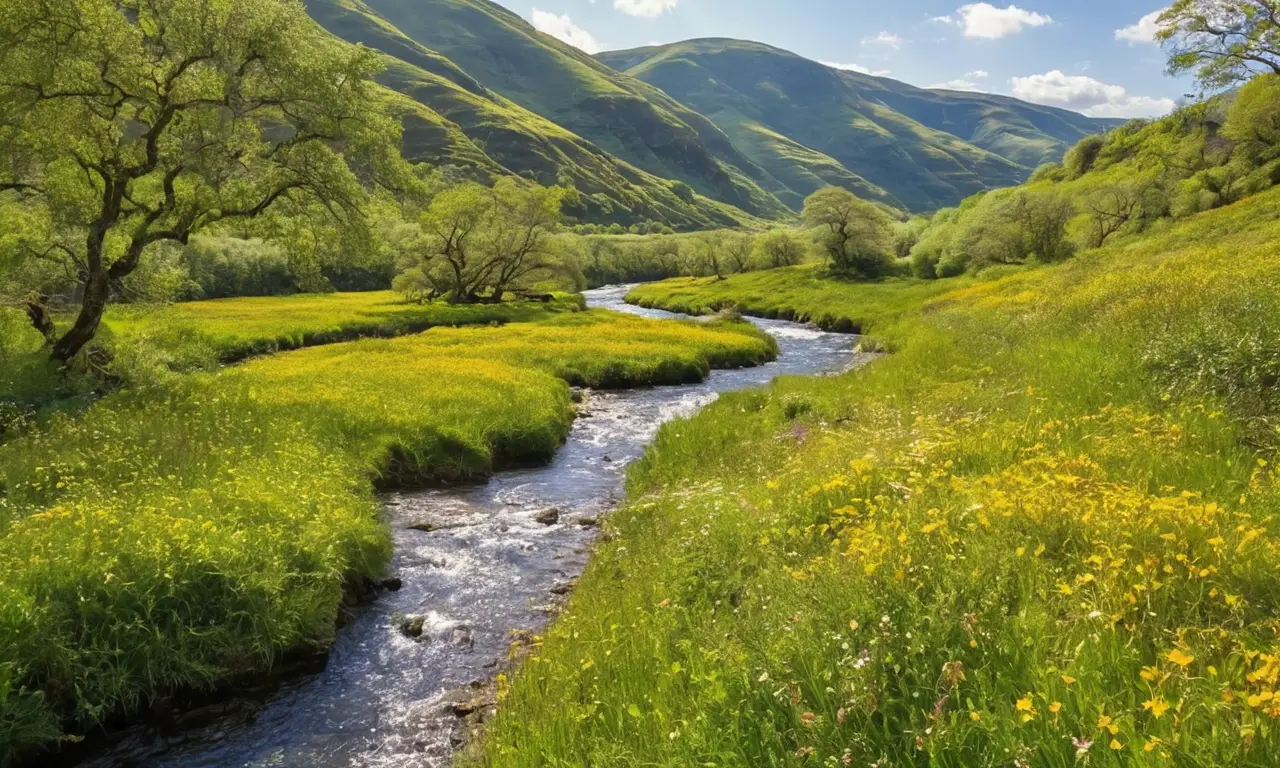 Un paisaje sereno y vibrante invita a explorar