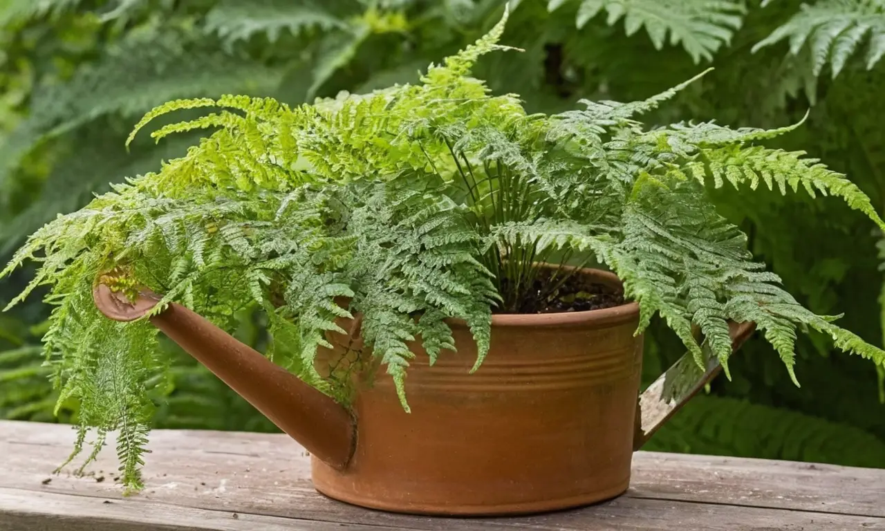 Plantas vibrantes en un ambiente tranquilo