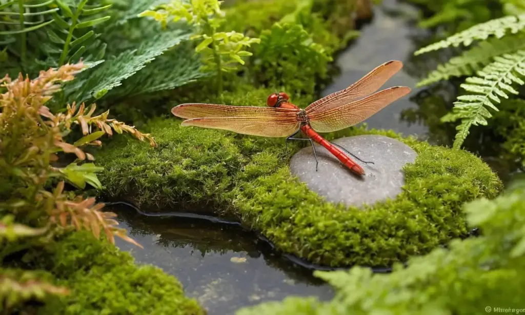 Ecosistema artificial vibrante y detallado