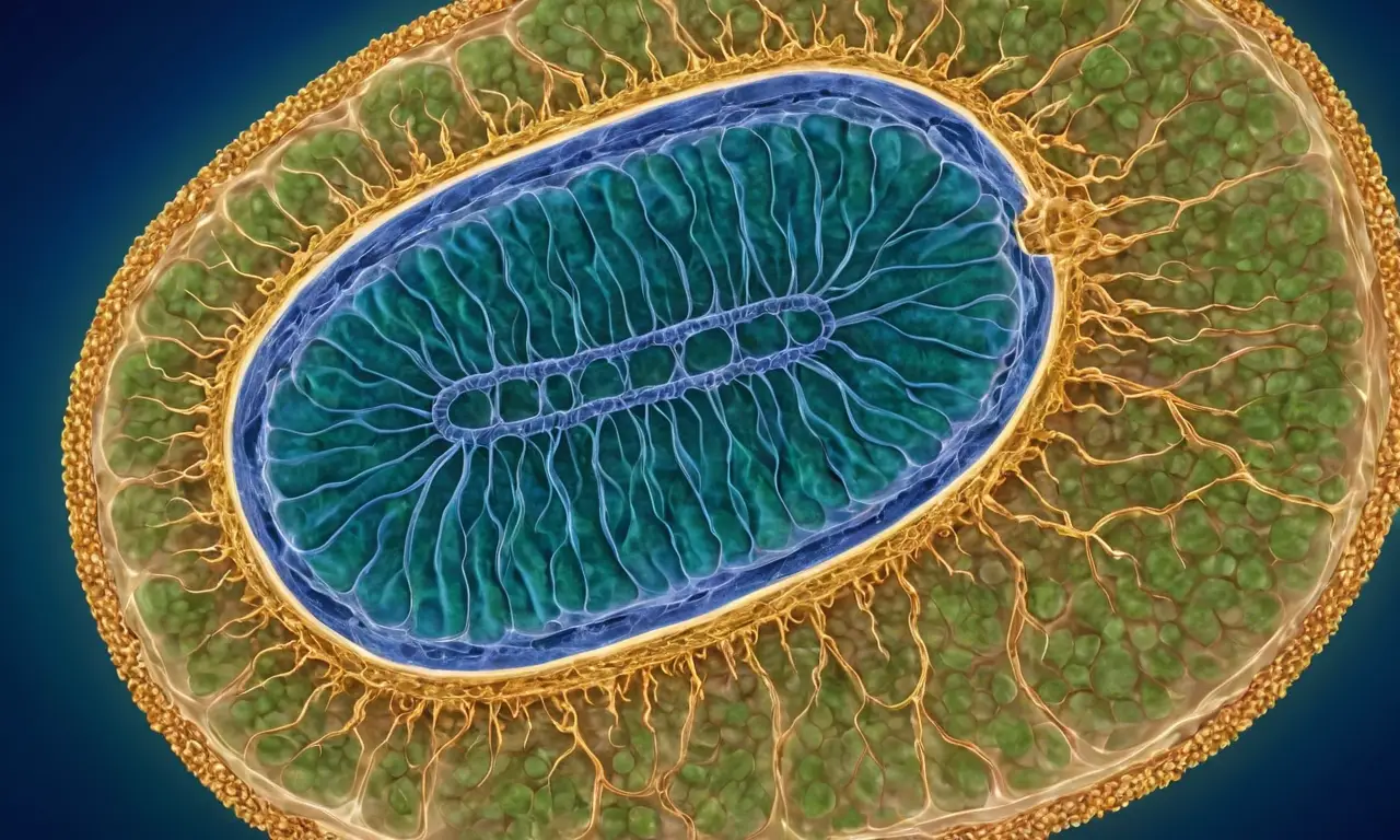 Diagrama detallado y preciso de mitocondria