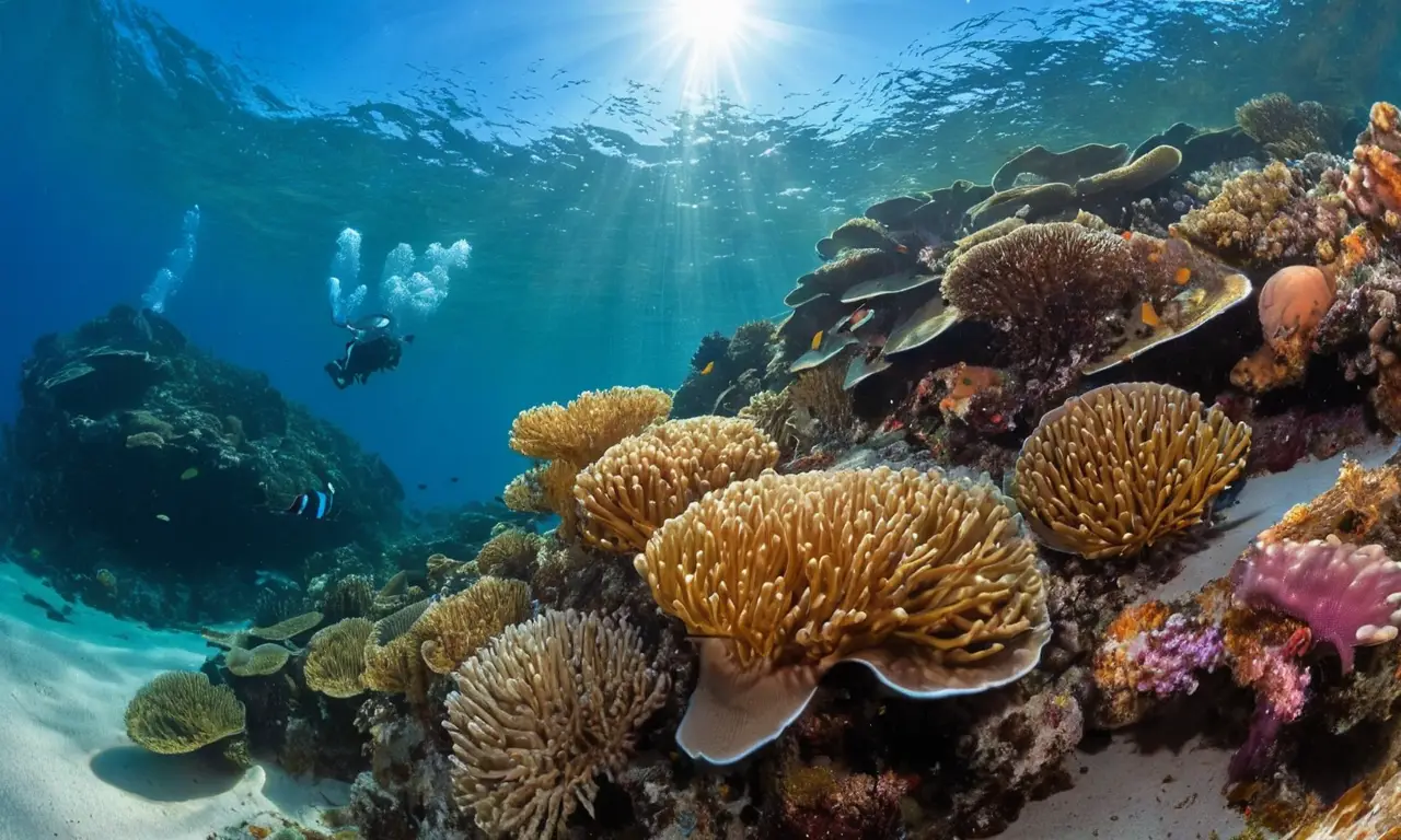 Ecosistema marino vibrante y lleno de vida