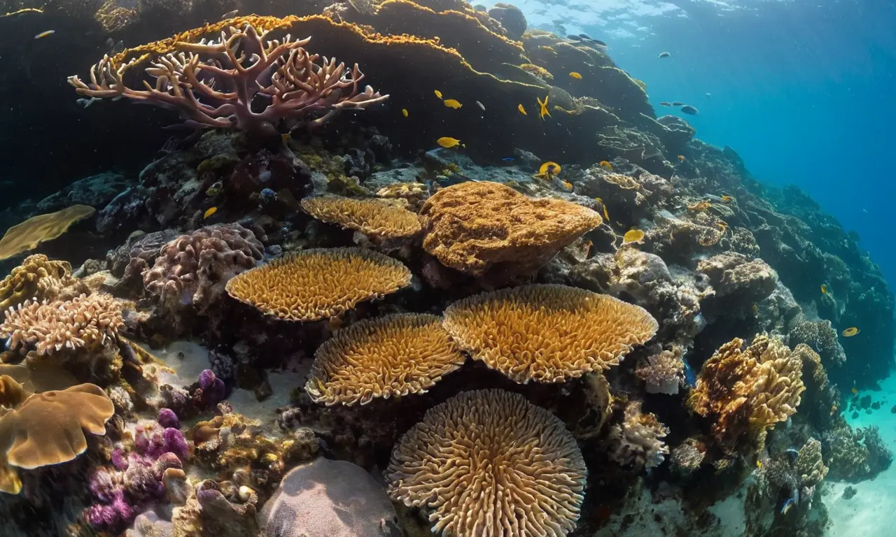 Ecosistema marino vibrante y dinámico en armonía