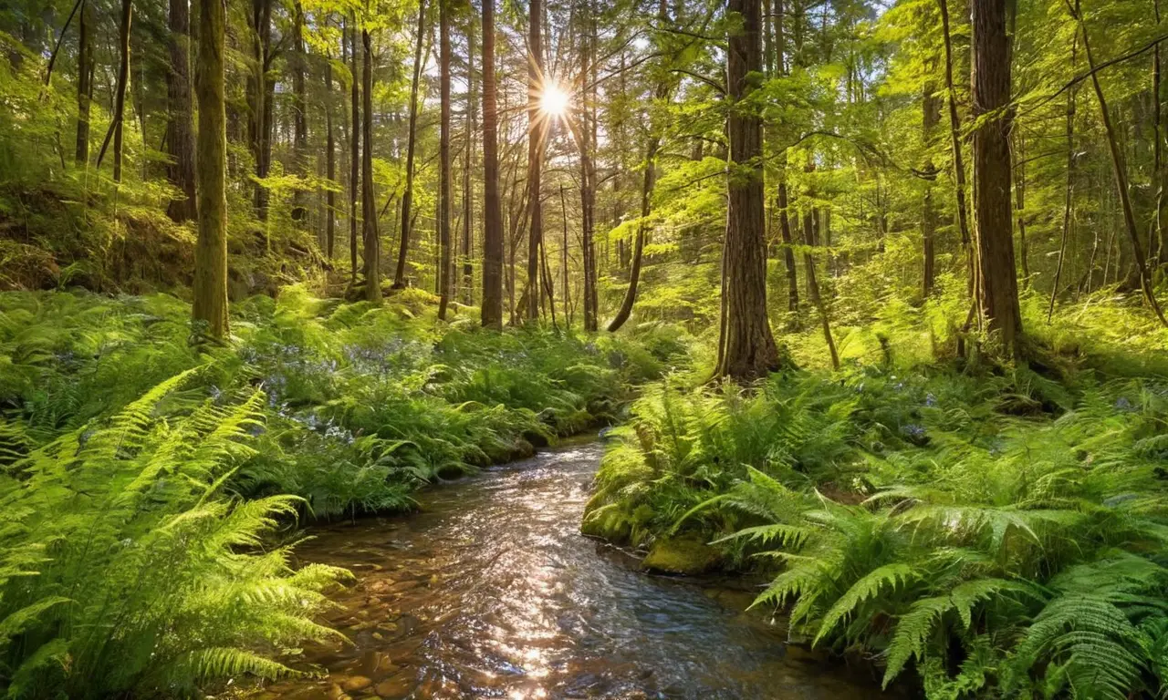 Un río sereno resalta la importancia del agua