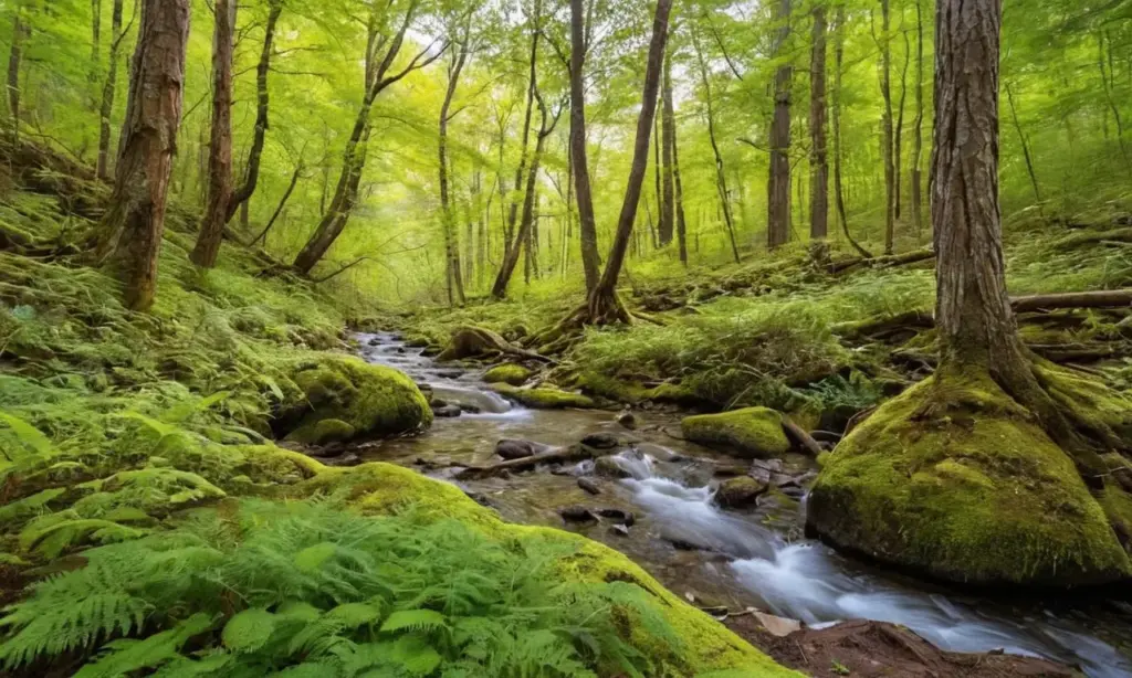 Un paisaje natural vibrante y tranquilo