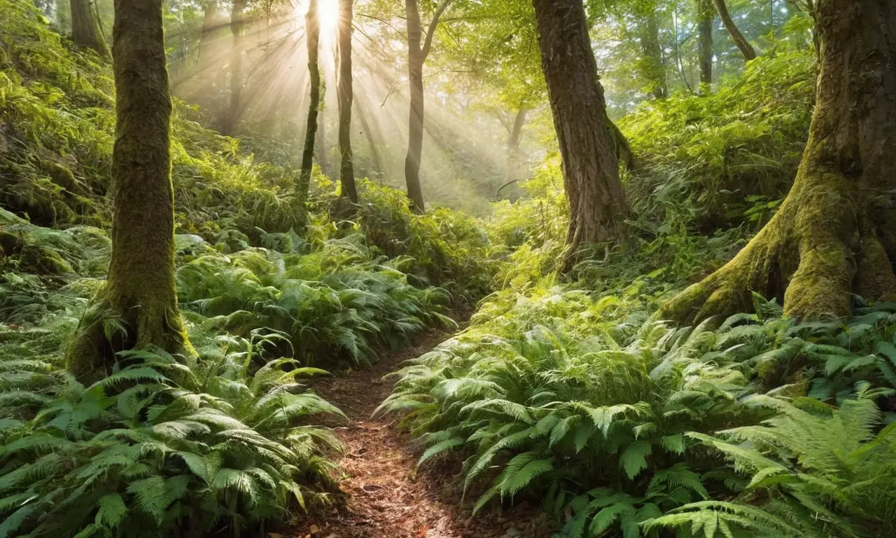Bosque complejo con coexistencia de especies