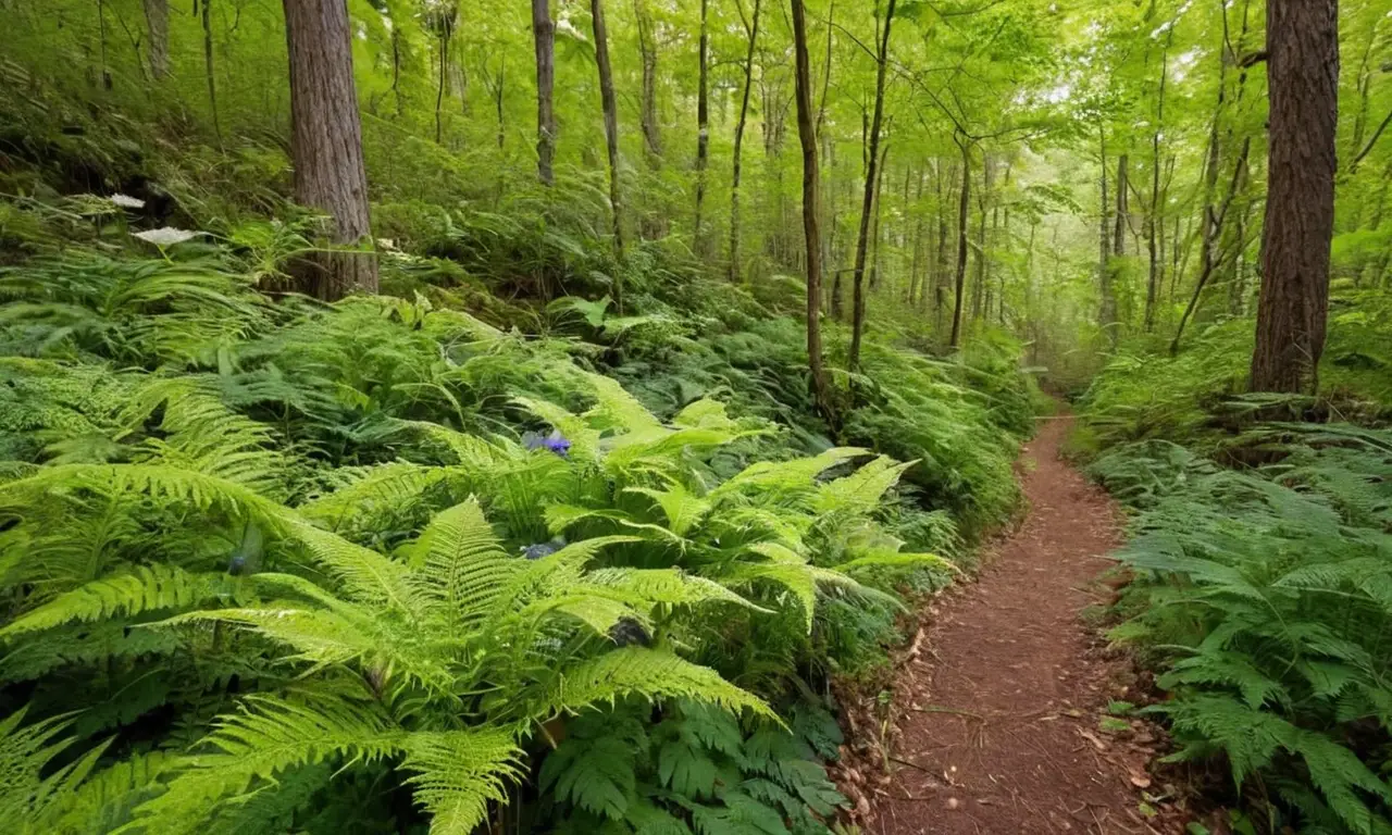 Naturaleza vibrante y tranquila en armonía