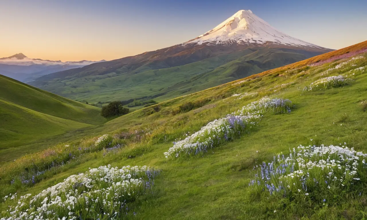 Naturaleza pura y armoniosa en esplendor