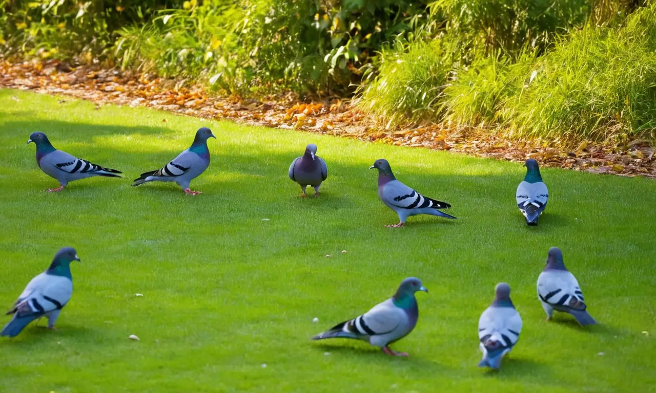Escena vibrante de un parque urbano