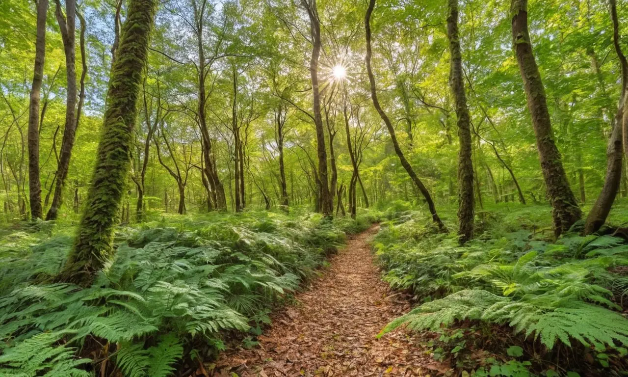 Ecosistema vibrante con rica biodiversidad